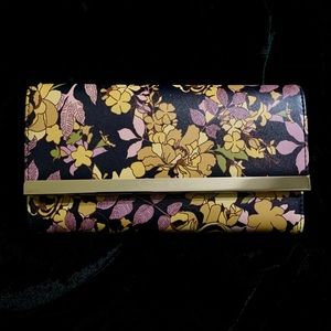 A New Day yellow pink flowers wallets